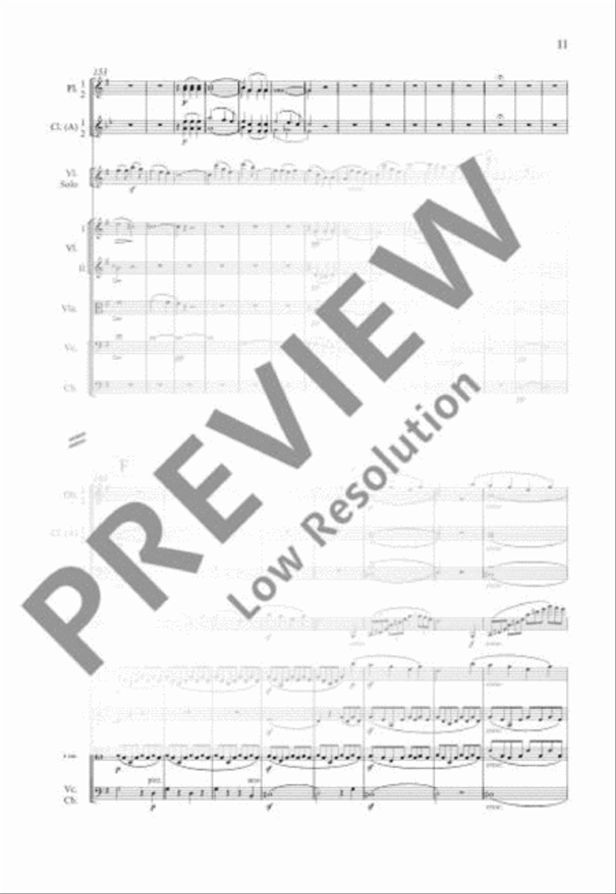 Concerto E minor Orchestra scores gallery preview page 18