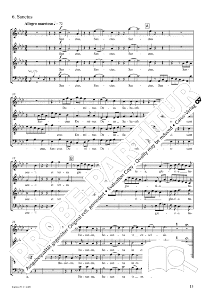 Messe de Requiem 4-Part scores gallery preview page 14