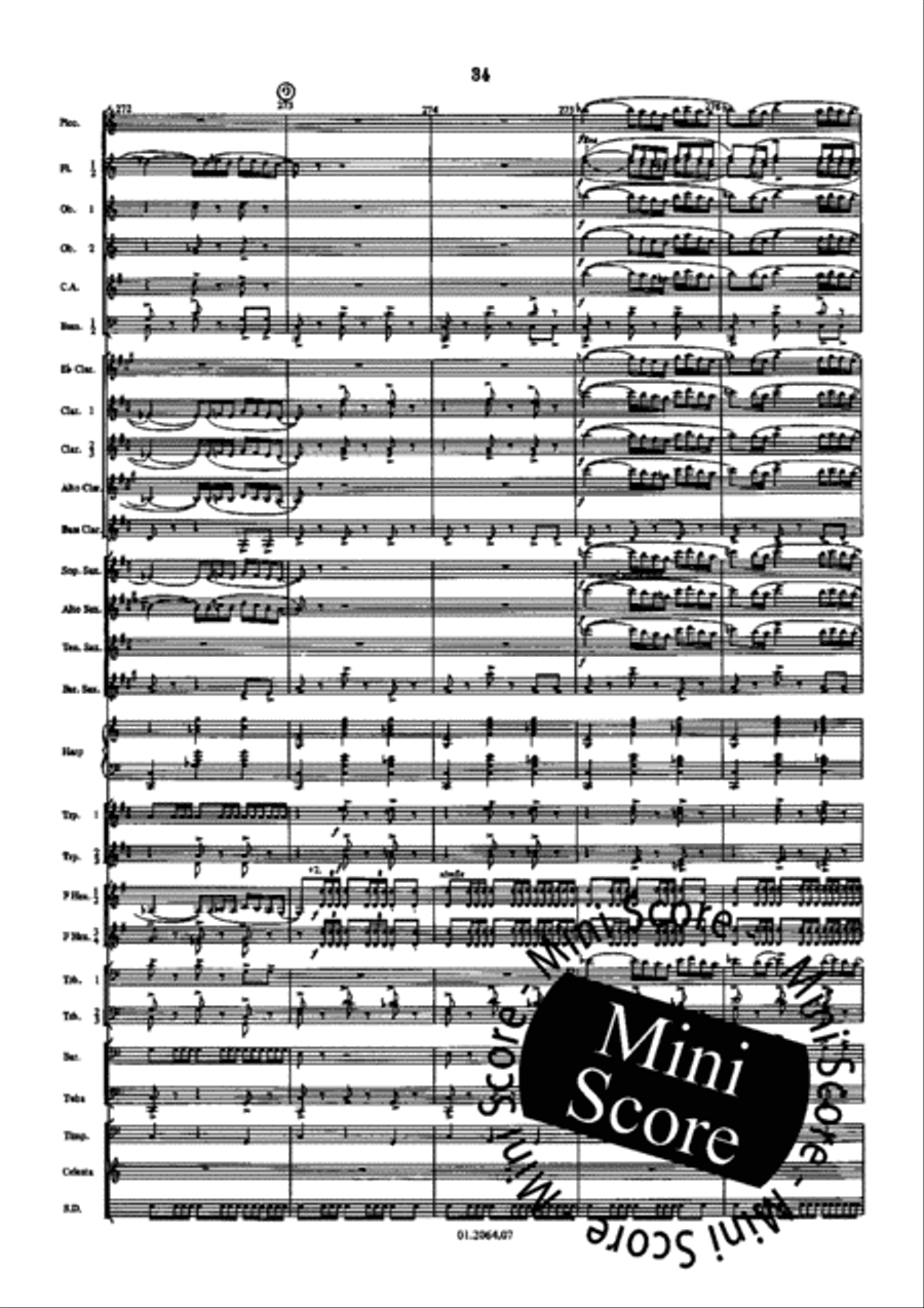 Bolero Concert Band scores gallery preview page 38