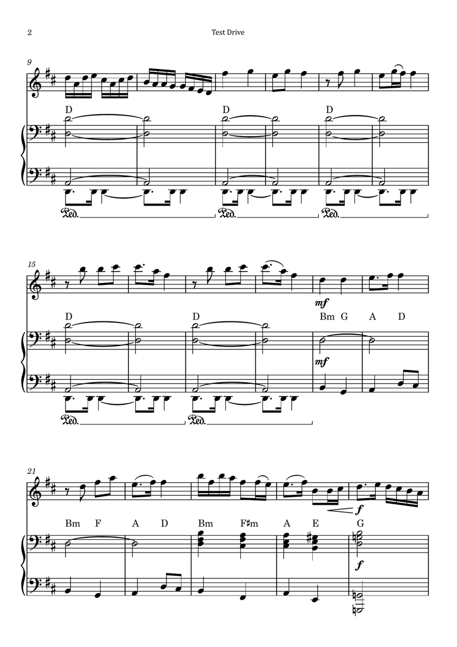 Test Drive Chamber Music scores gallery preview page 2