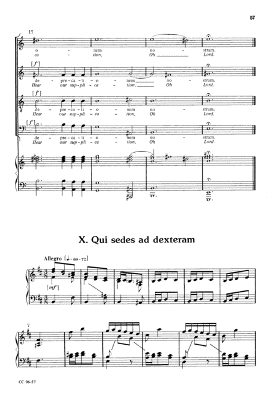 Gloria Gloria 4-Part scores gallery preview page 58