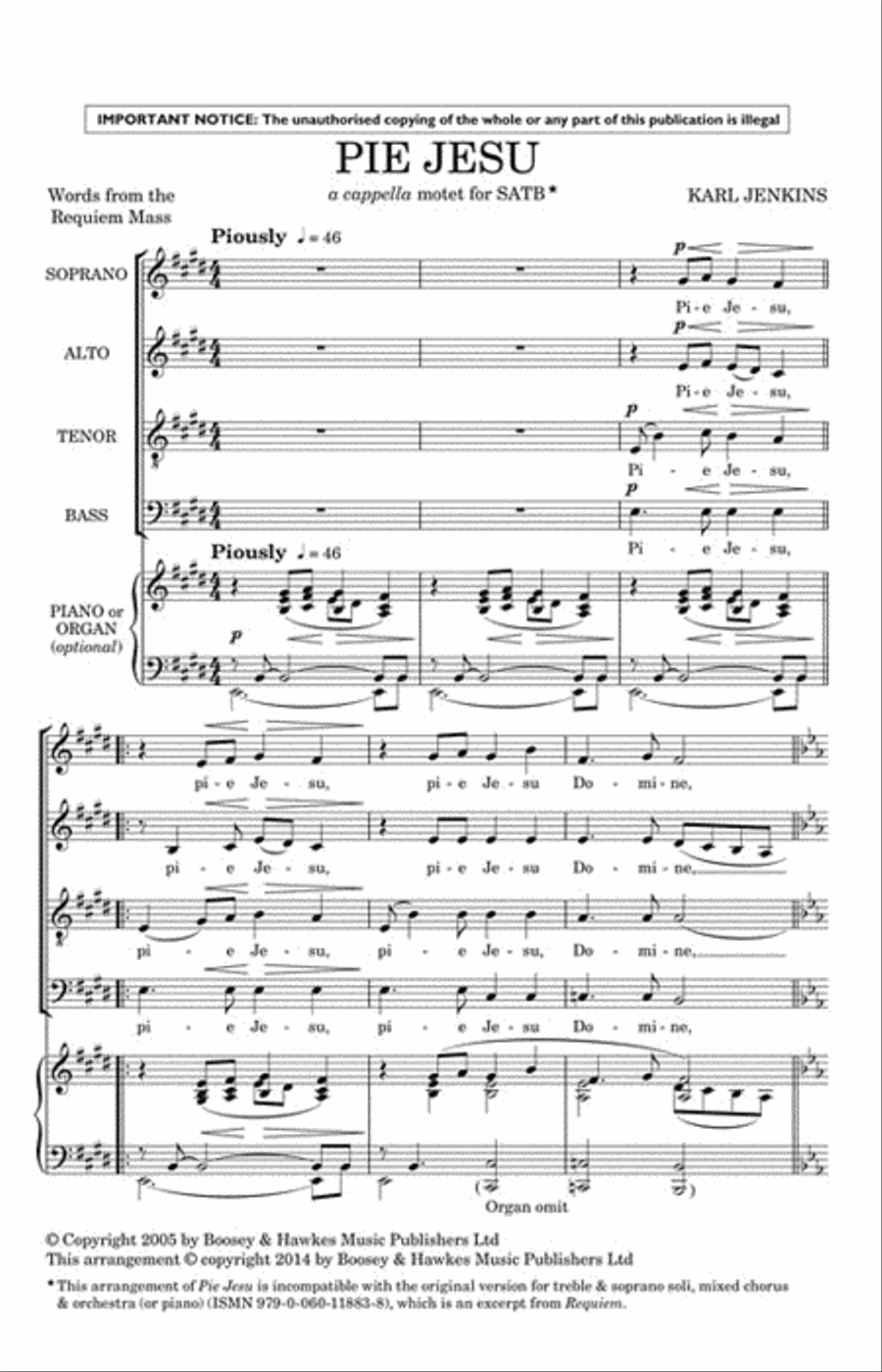 Pie Jesu from Requiem 4-Part scores gallery preview page 2