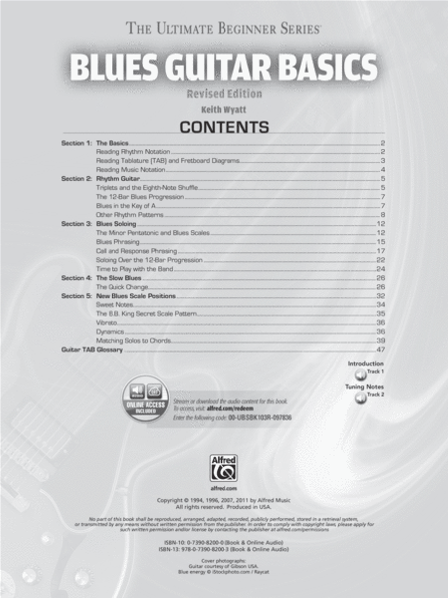 Ultimate Beginner Blues Guitar Basics Electric Guitar scores gallery preview page 2