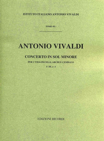 Concerto In Sol Minore RV531