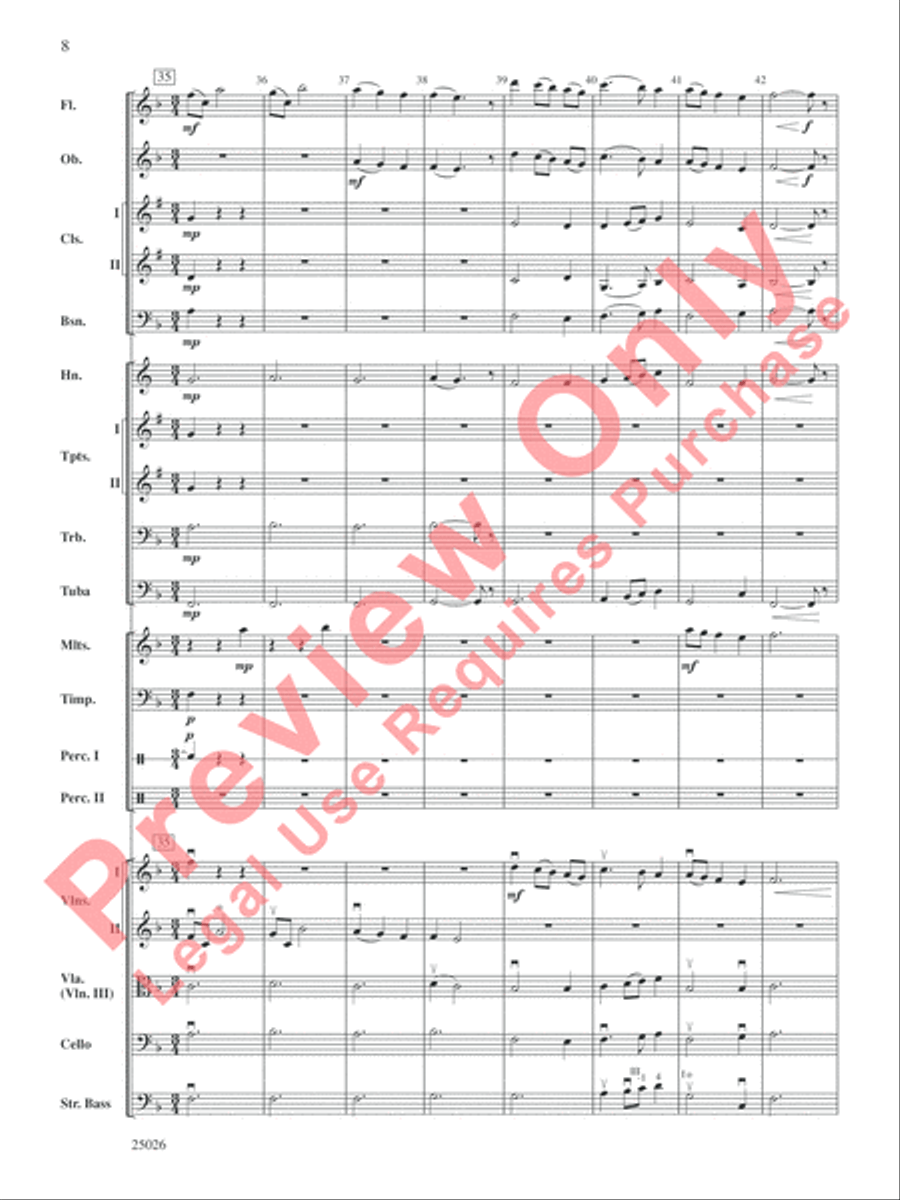Christmas Comes Again . . . in About Three Minutes Full Orchestra scores gallery preview page 9