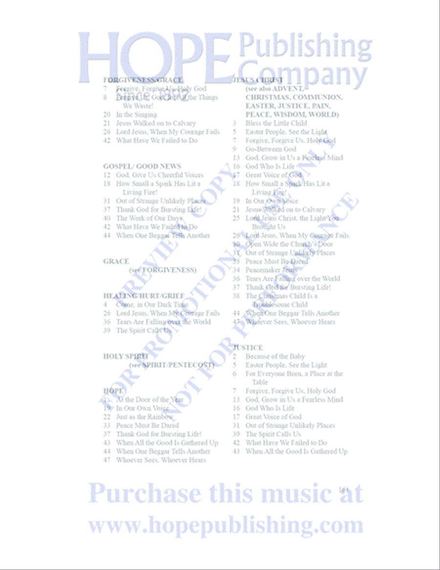 A Place at the Table Choir scores gallery preview page 158