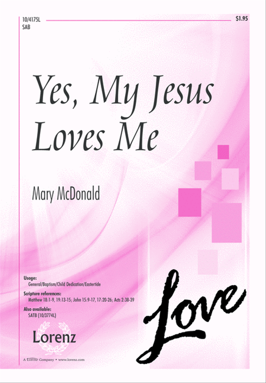 Yes, My Jesus Loves Me Yes, My Jesus Loves Me 3-Part scores gallery preview page 2