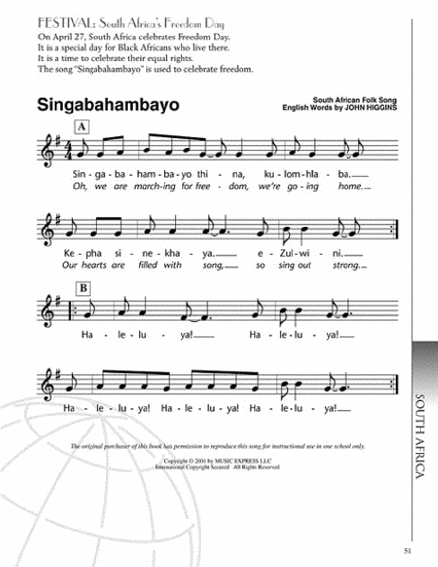 Music of Our World Choir scores gallery preview page 7