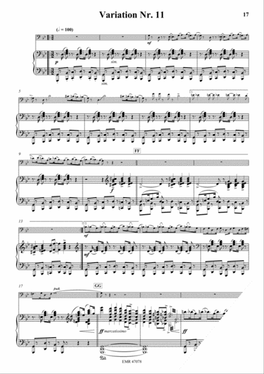 Thema und Variationen Bassoon Solo scores gallery preview page 7