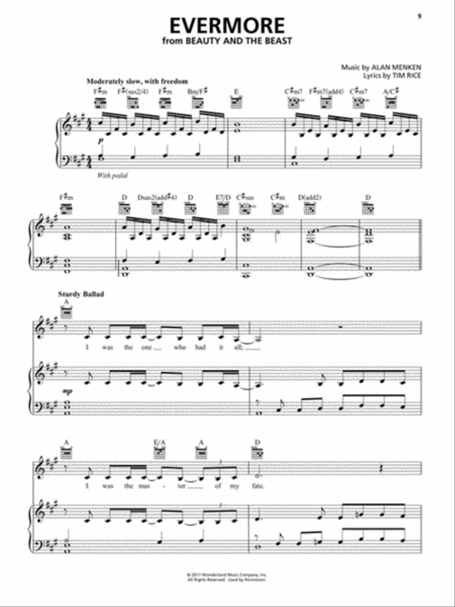Songs from A Star Is Born, La La Land, The Greatest Showman, and More Movie Musicals Piano, Vocal, Guitar scores gallery preview page 4