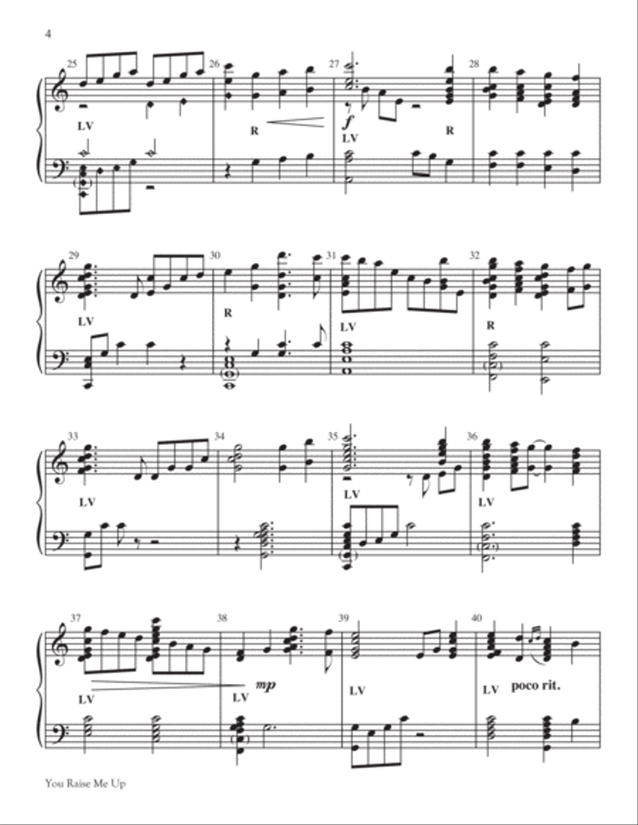 You Raise Me Up 5-Octaves scores gallery preview page 4