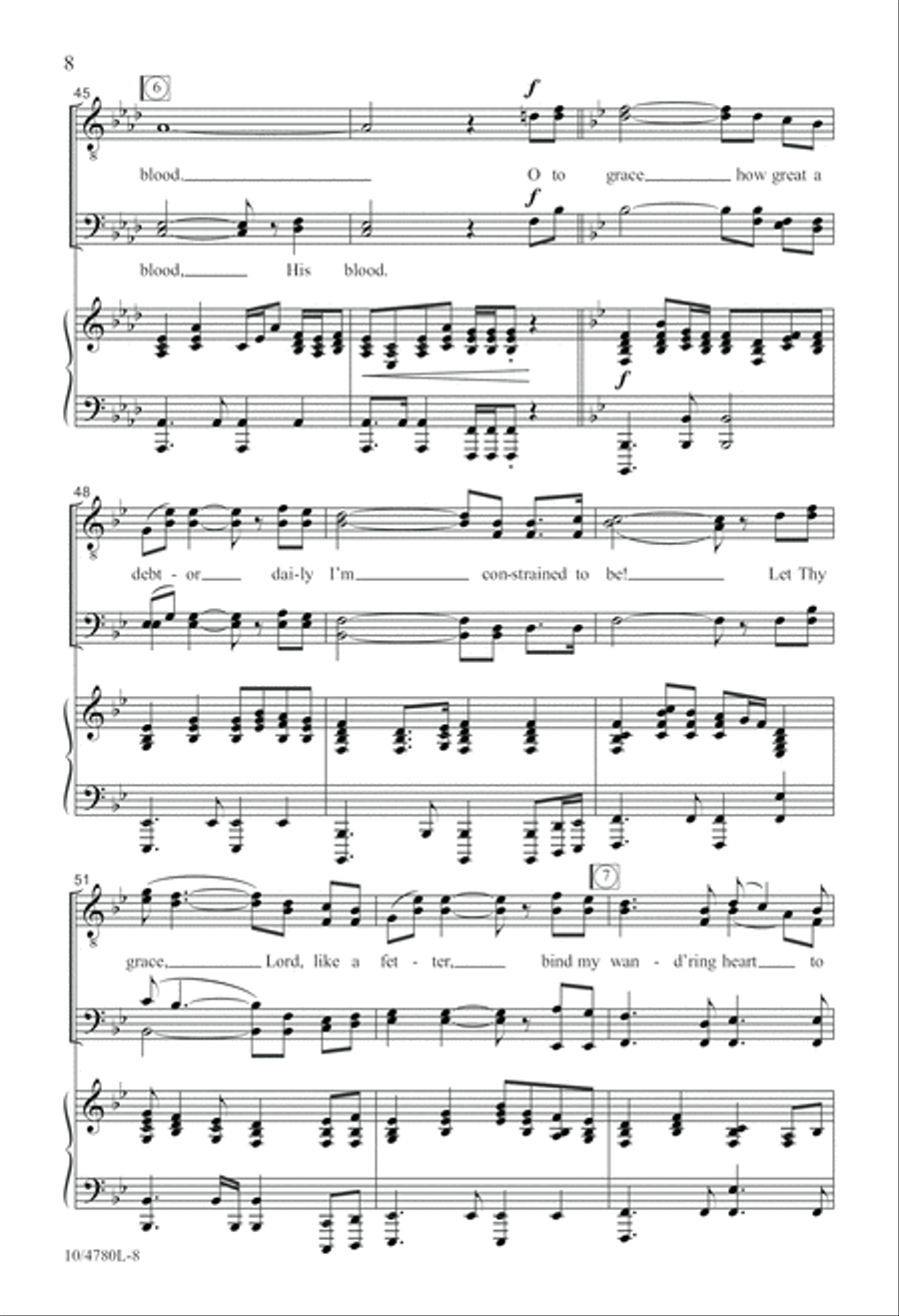 Tune Our Hearts to Sing TTBB scores gallery preview page 8