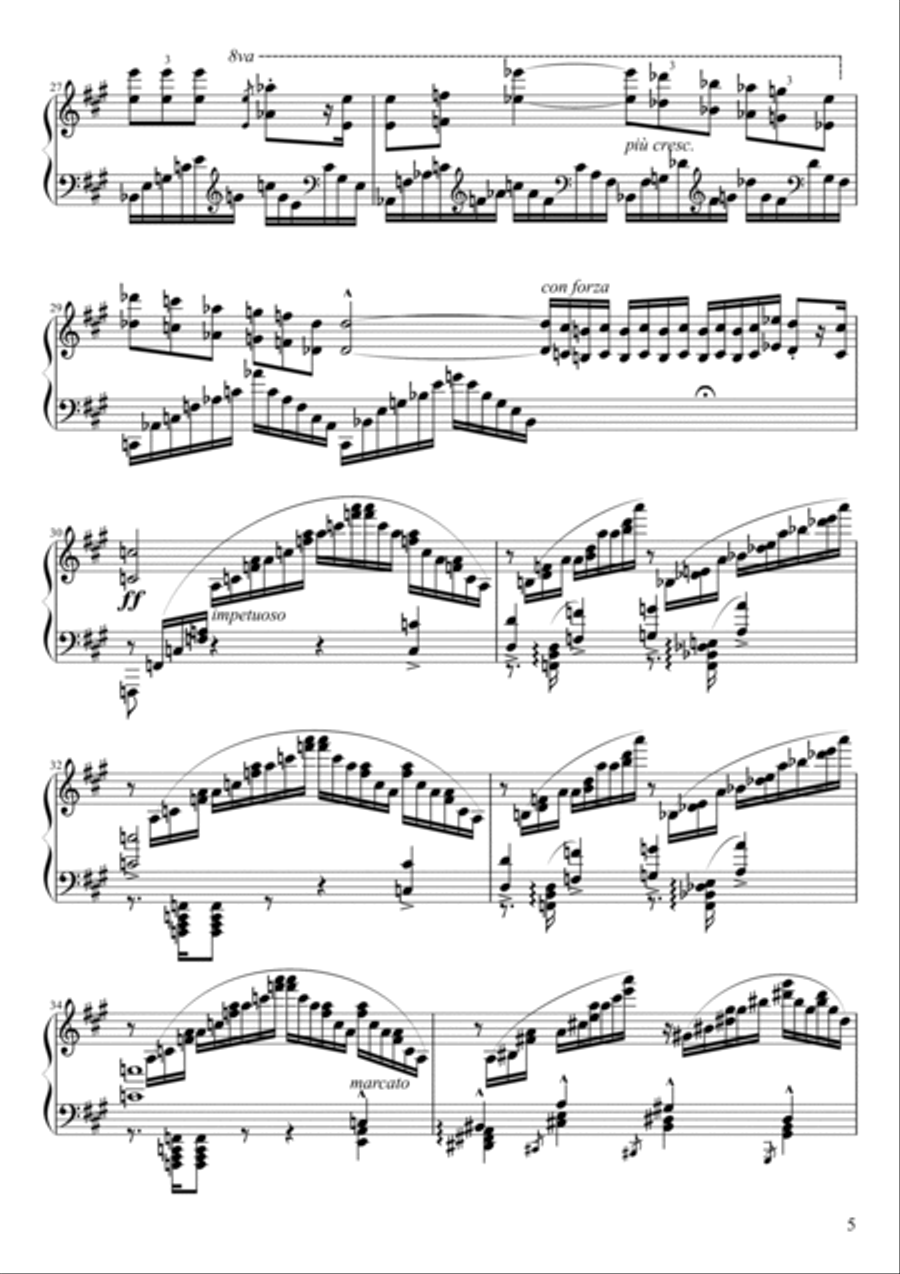 Etude de Concert S. 144 No. 3 in Db Major Etude de Concert S. 144 No. 3 in Db Major Piano Method scores gallery preview page 5