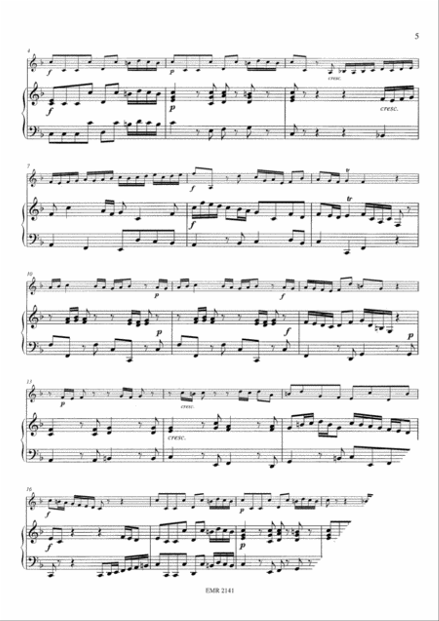 Sonata No. 3 in F Major Sonata No. 3 in F Major Organ scores gallery preview page 5