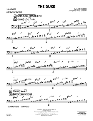 The Duke (arr. Mike Tomaro) - Bass Clef Solo Sheet