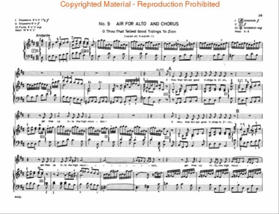 Messiah (Oratorio, 1741) Choir scores gallery preview page 3