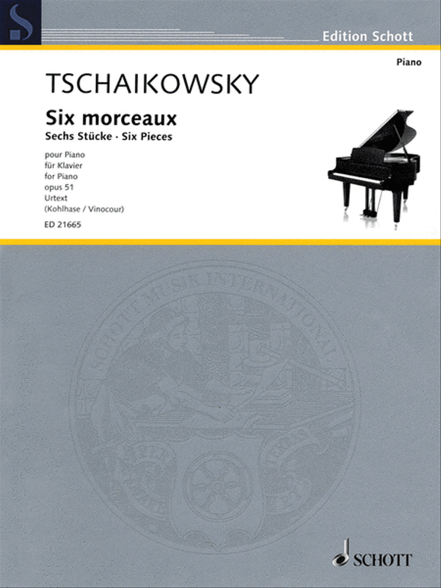 6 Pieces, Op. 51 Piano Solo scores gallery preview page 1