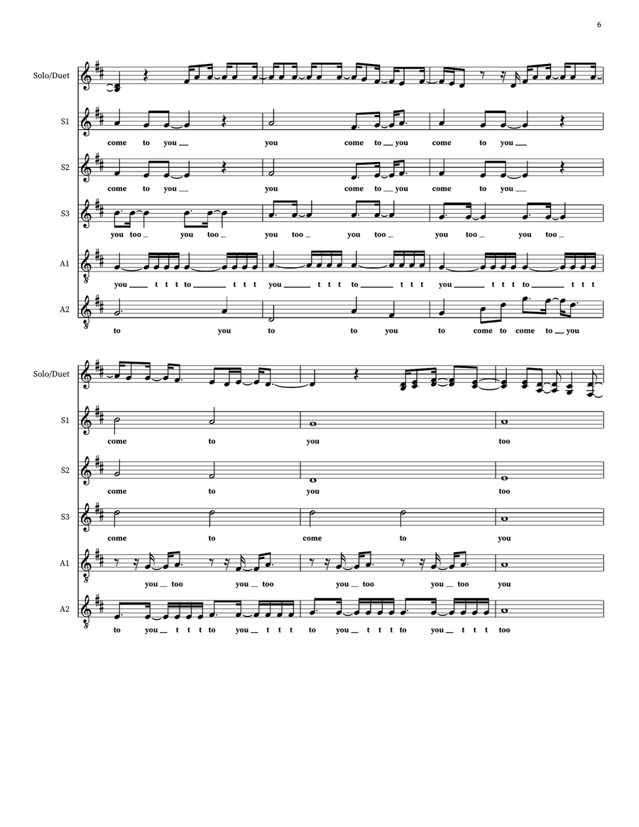 Love Will Come To You Love Will Come To You Choir scores gallery preview page 6