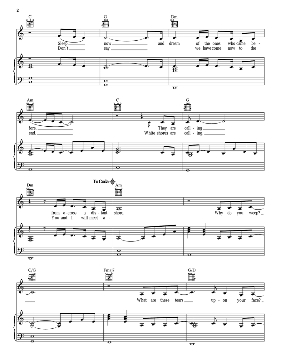 Into The West (from The Lord Of The Rings: The Return Of The King) Acoustic Guitar scores gallery preview page 2