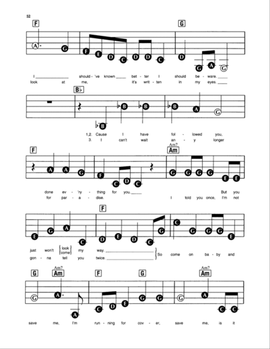 Save Me Electronic Keyboard scores gallery preview page 2