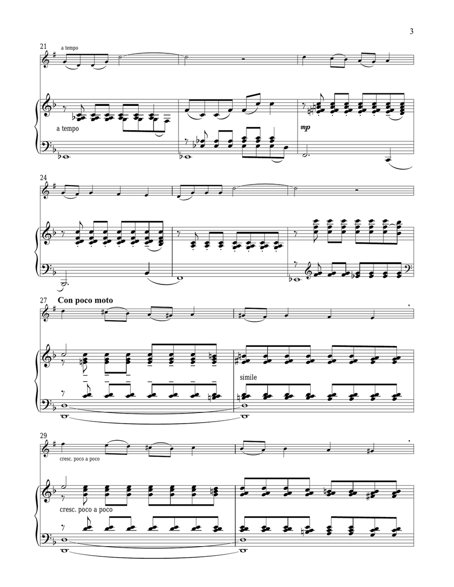 Green Finch And Linnet Bird (from Sweeney Todd) Clarinet Solo scores gallery preview page 3