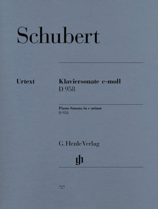 Book cover for Sonata C Min D 958