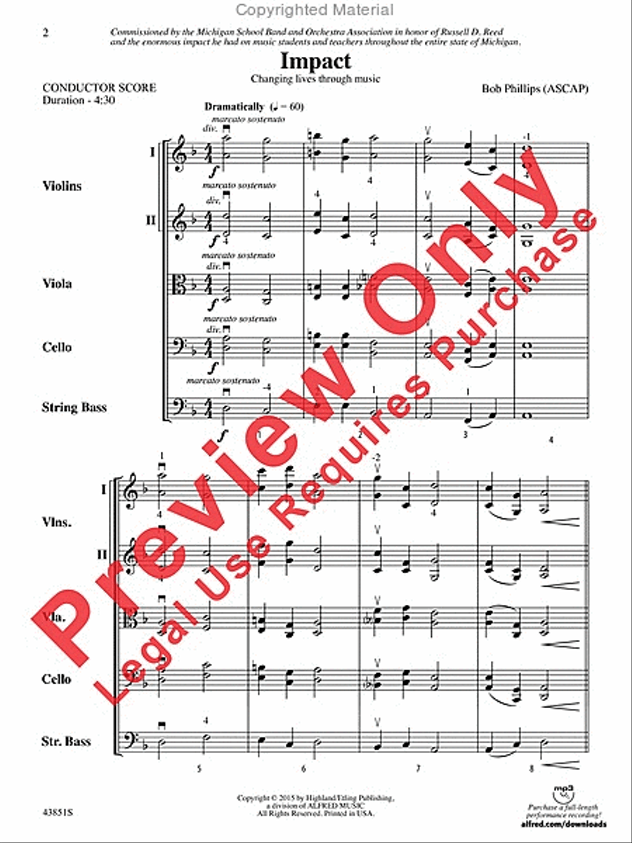 Impact String Orchestra scores gallery preview page 3
