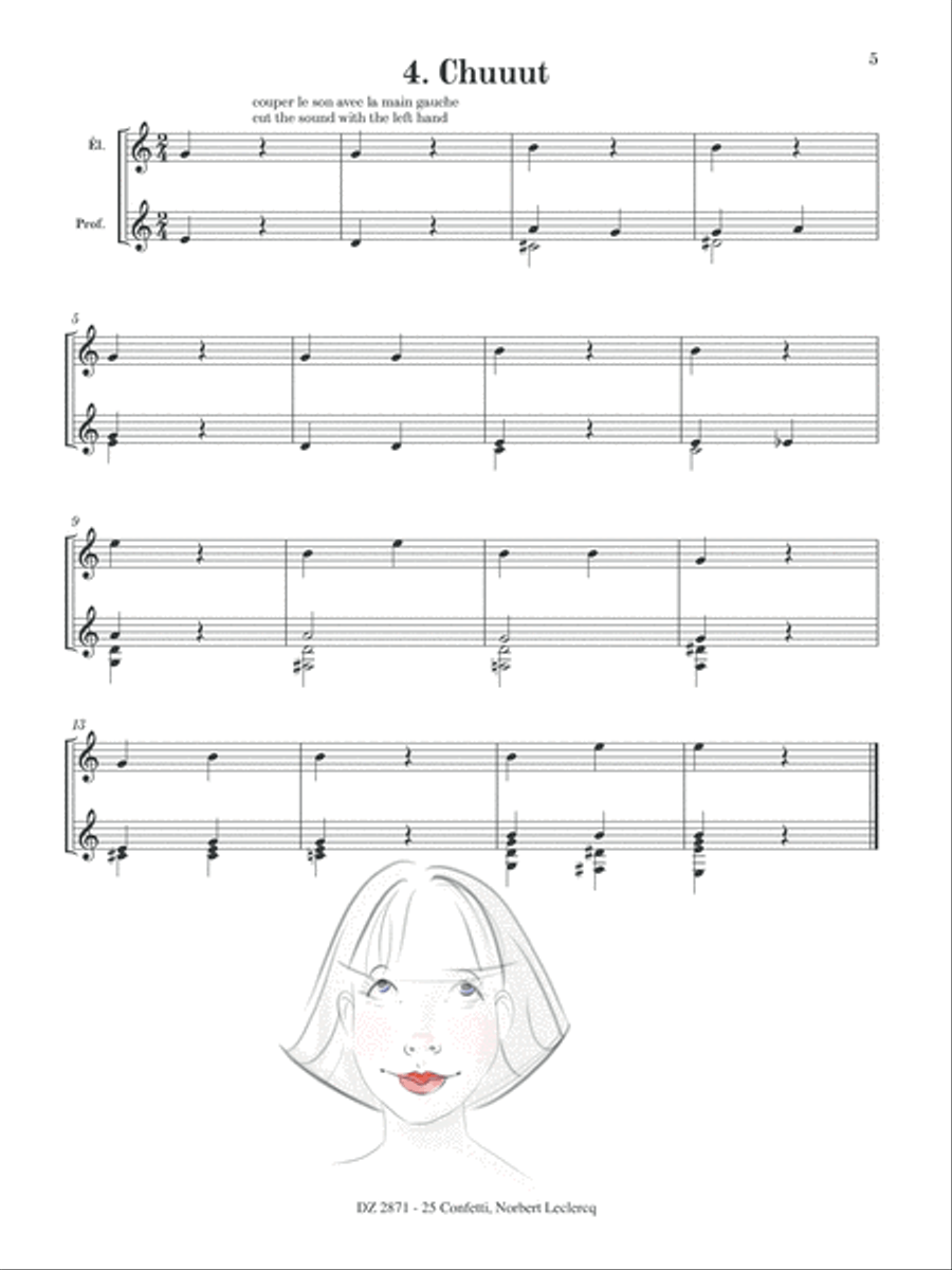 25 Confetti - méthode de guitare débutant en 5e position Classical Guitar scores gallery preview page 5