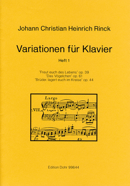 Variationen für Klavier -Heft 1-
