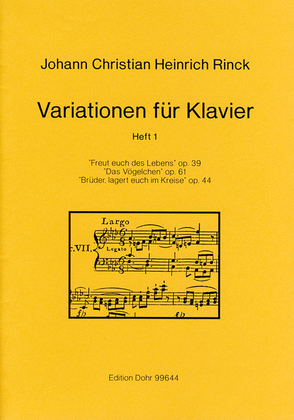 Variationen für Klavier -Heft 1-