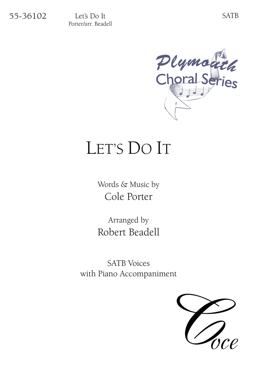 Let's Do It (Let's Fall In Love) 4-Part scores gallery preview page 1