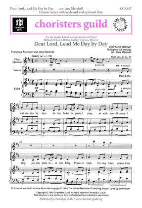 Book cover for Dear Lord, Lead Me Day by Day