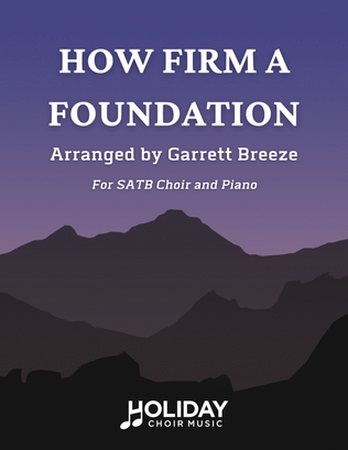 Book cover for How Firm a Foundation (SATB)
