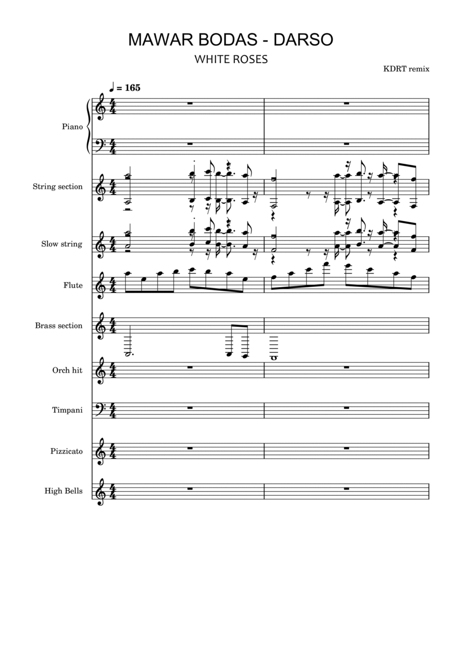 MAWAR BODAS Full Orchestra scores gallery preview page 1