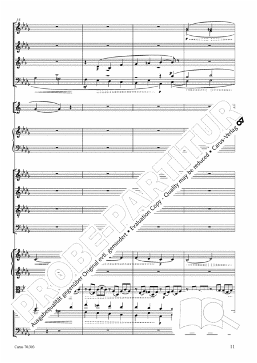 Cantique de Jean Racine (Lobgesang des Jean Racine) 4-Part scores gallery preview page 12