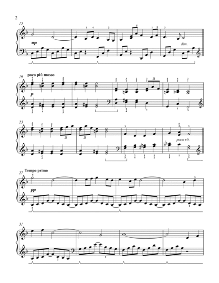 Reverie - Easy Piano Easy Piano scores gallery preview page 2