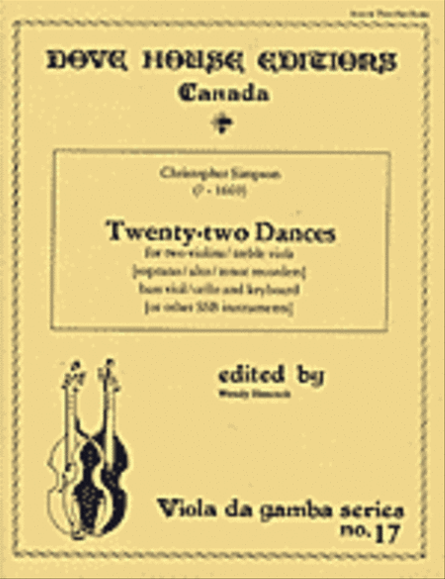 Twenty-Two Dances Cello scores gallery preview page 1