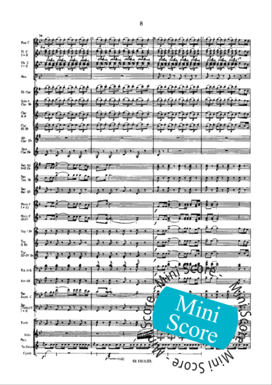 March to Mars Concert Band scores gallery preview page 12