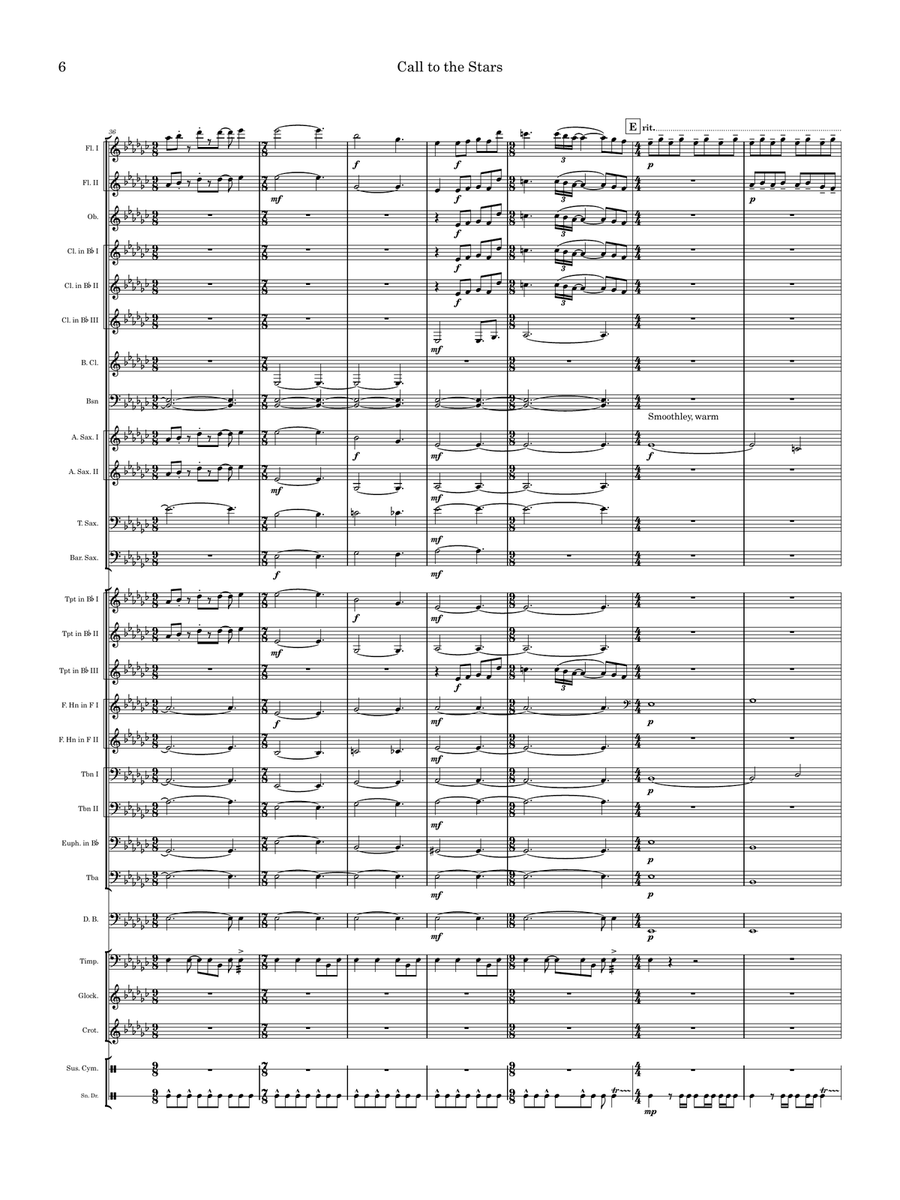 Call to the Stars Concert Band scores gallery preview page 6