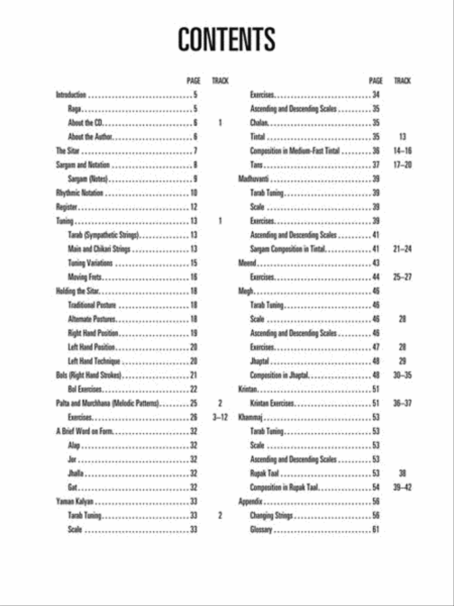Hal Leonard Sitar Method Book and CD scores gallery preview page 2