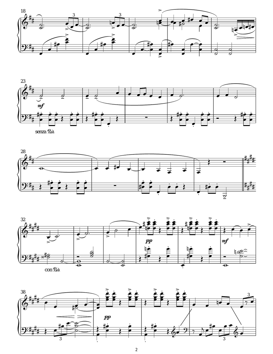 Piano Concerto In G, 1st Movement 'Allegramente' Piano Solo scores gallery preview page 2
