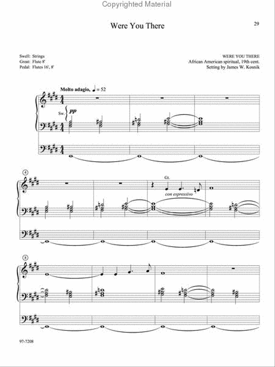Musica Sacra: Easy Hymn Preludes for Organ, Vol. 6 Organ scores gallery preview page 11