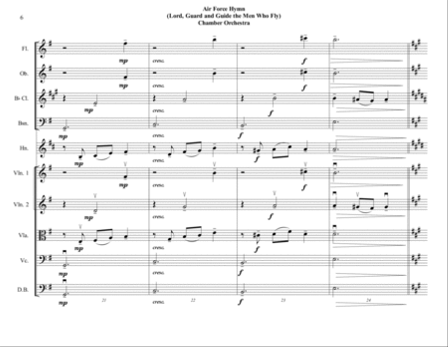 Air Force Hymn ('Lord,Guard and Guide