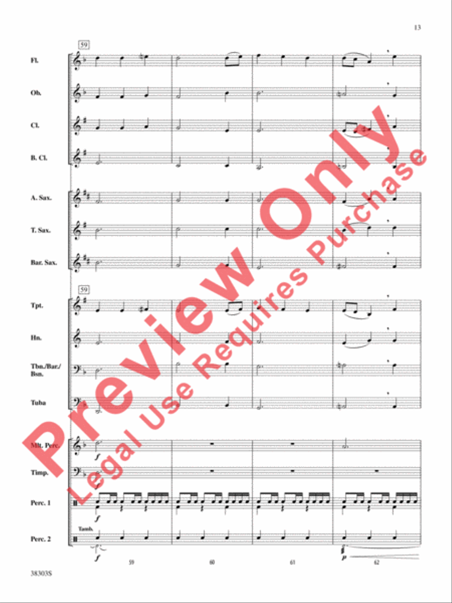 Ghost Ship Ghost Ship Concert Band scores gallery preview page 14
