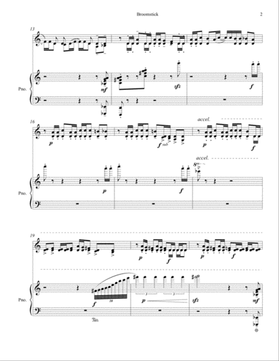 [Dillon] Broomstick Violin Solo scores gallery preview page 5