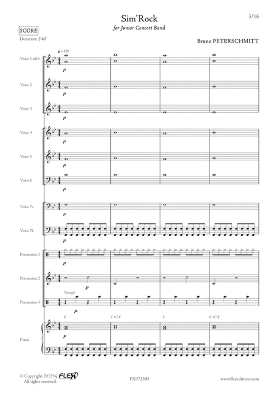 Sim'Rock Sim'Rock Concert Band scores gallery preview page 3