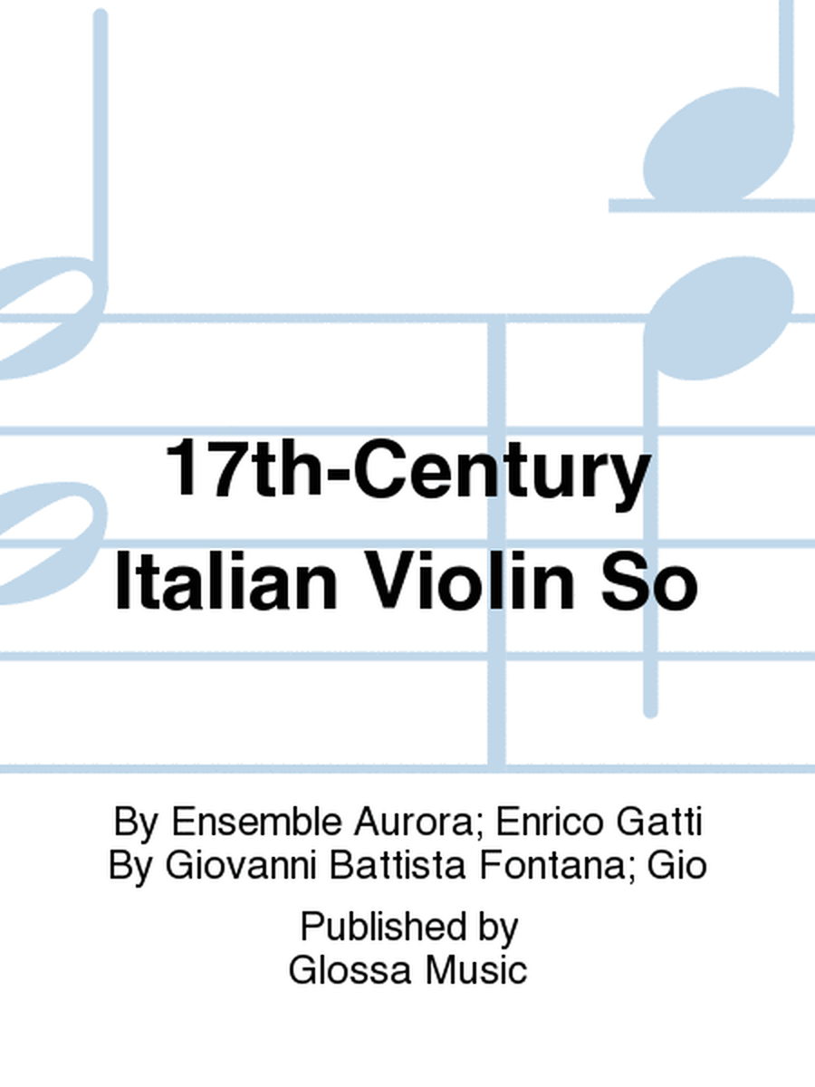 17th-Century Italian Violin So