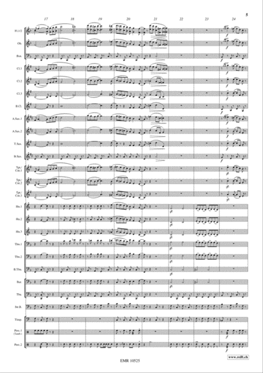 Swanee Concert Band scores gallery preview page 6