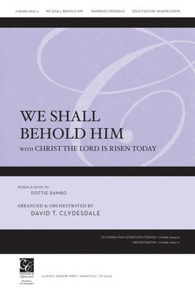 Book cover for We Shall Behold Him - Anthem