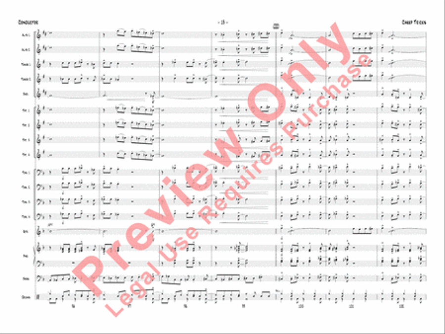 Cheep Tricks Cheep Tricks Jazz Ensemble scores gallery preview page 16